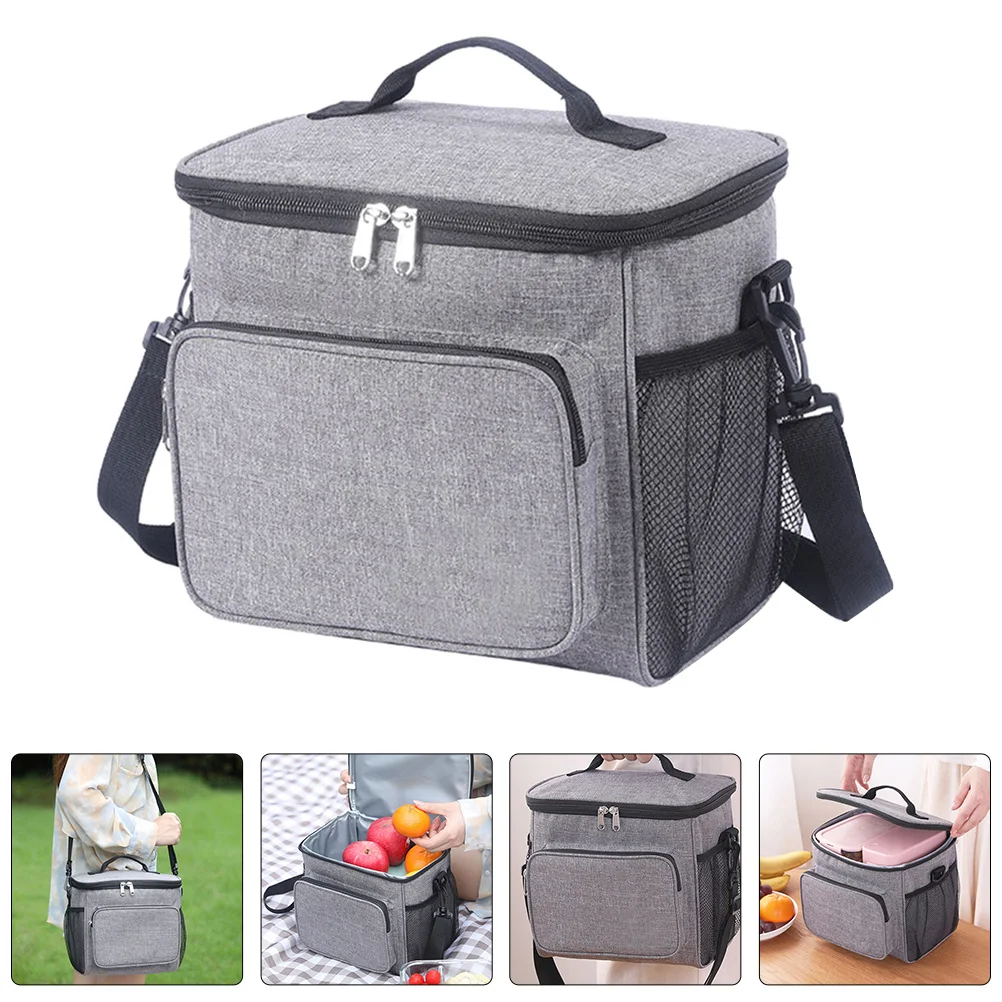 

Insulated Cooler Bag Bento Box Bag for Picnic Travel Small Soft Sided Cooler Foldable Easy to Carry Practical Coolers for Travel