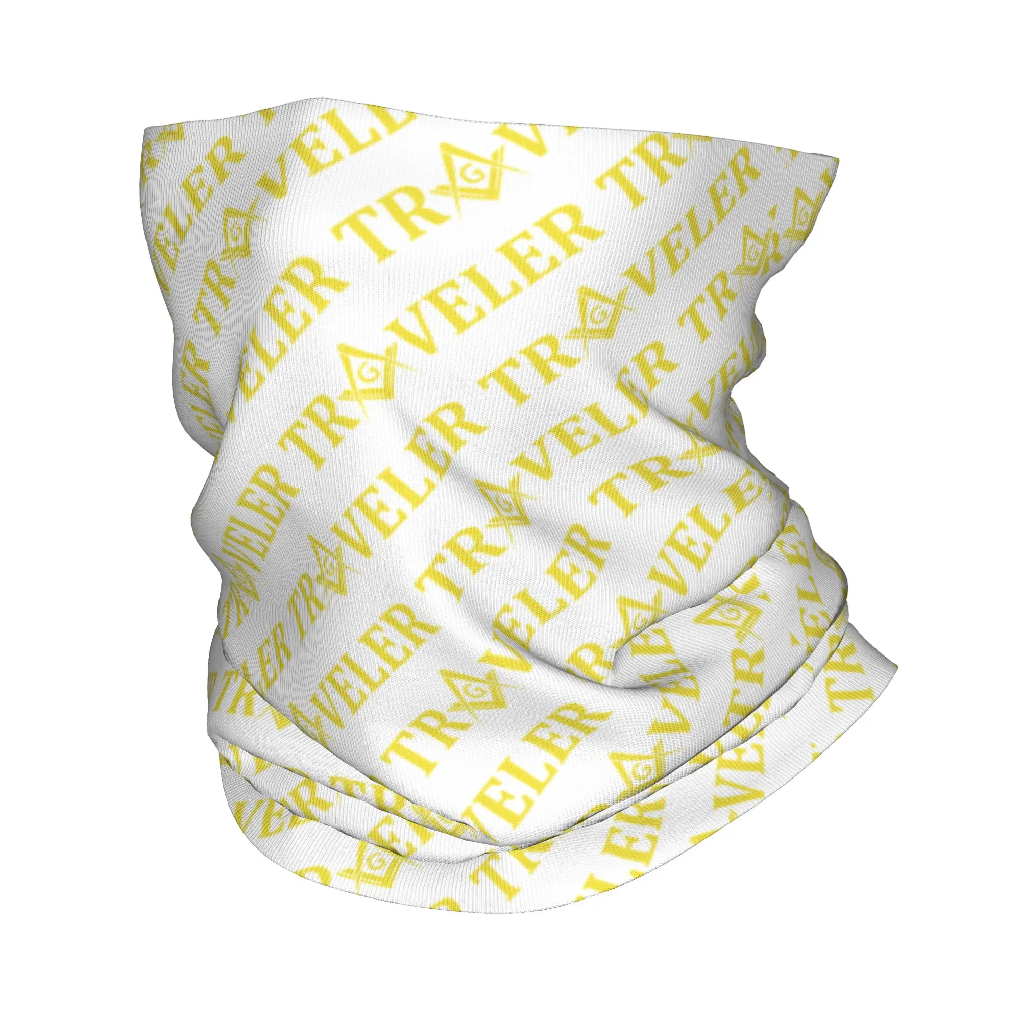 Freemason Square And Compass Masonic Symbol Bandana Winter Neck Warmer Women Windproof Wrap Face Scarf for Ski  Gaiter Headband