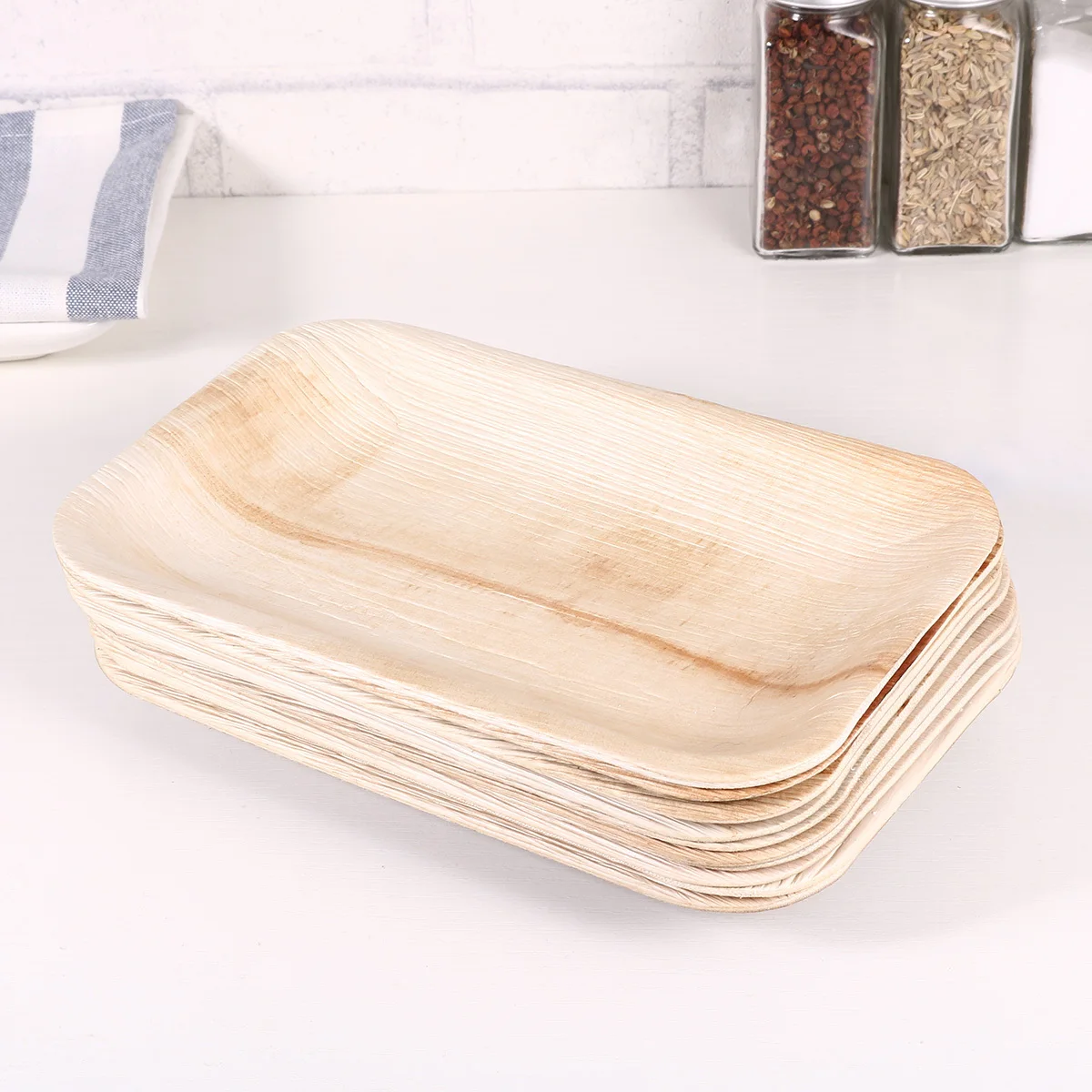 

10Pcs Party Disposable Plates Eco-Friendly Creative Design Perfect for Birthday Celebration Events Disposable Plates