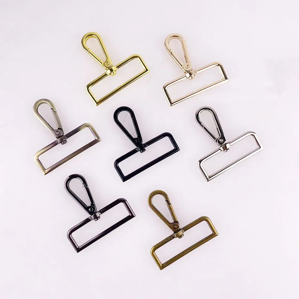 10Pcs 50mm 2 inch Metal Buckles For Bag Strap Hanger Luggage Dog Collar Swivel Clasps Trigger Clips Snap Hook DIY Craft