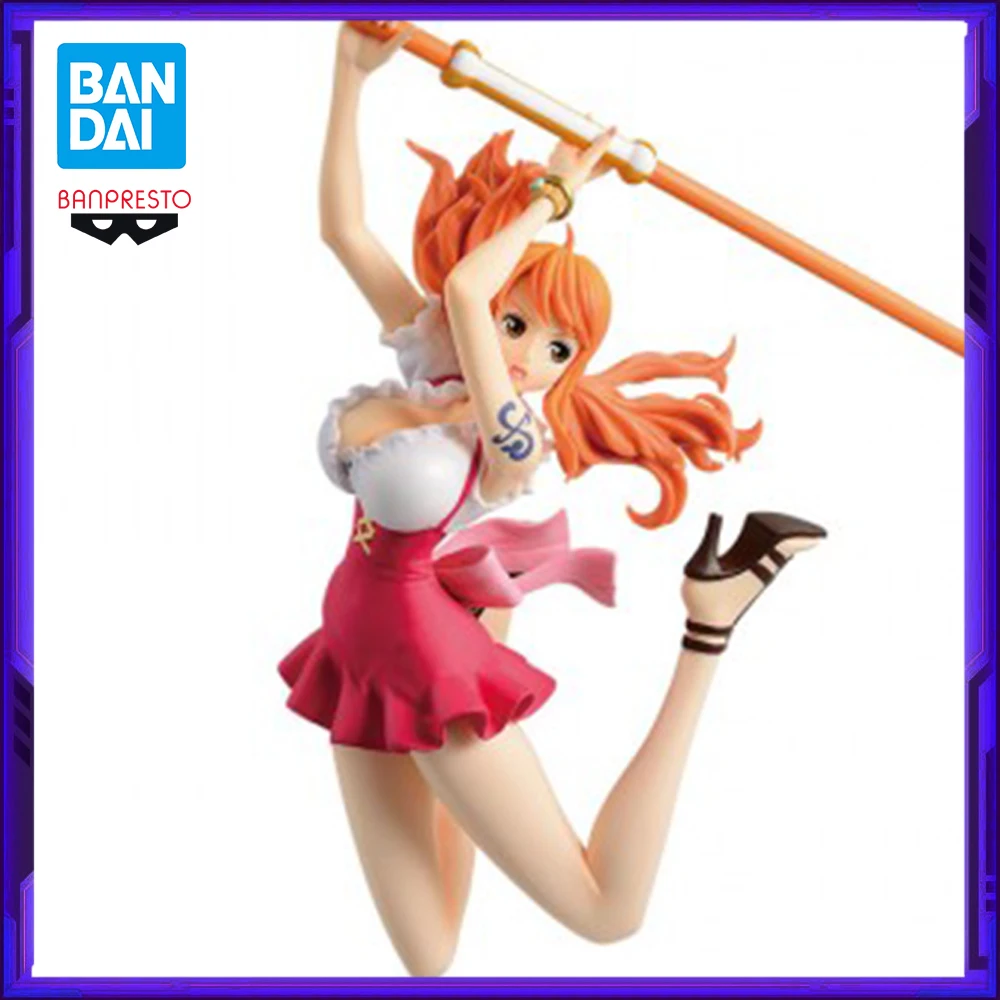 

В наличии Bandai оригинальная Banpresto ONE PIECE BWFC Nami аниме фигурка модель игрушки
