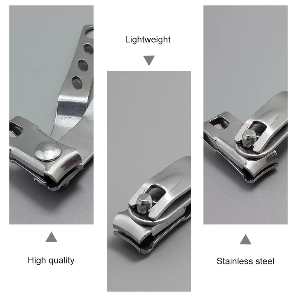 

2Pcs Rotating Nail Clipper Stainless Steel Ergonomic Lightweight Travel Home Manicure Pedicure Scissors Trimmer Files Nail Tools