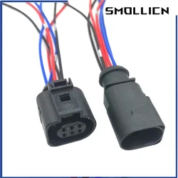 6 Pin 42121700 1J0973713 1.5mm Auto Temp Sensor Reversing Radar Throttle Plug For Golf Bora With Wires