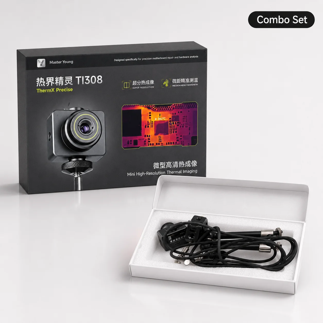 YCS M.Y TI308 Thermal Imager Camera PCB Short‑Circuit Detector for Phones Mainboard Fault Inspection Infrared Repair Tools