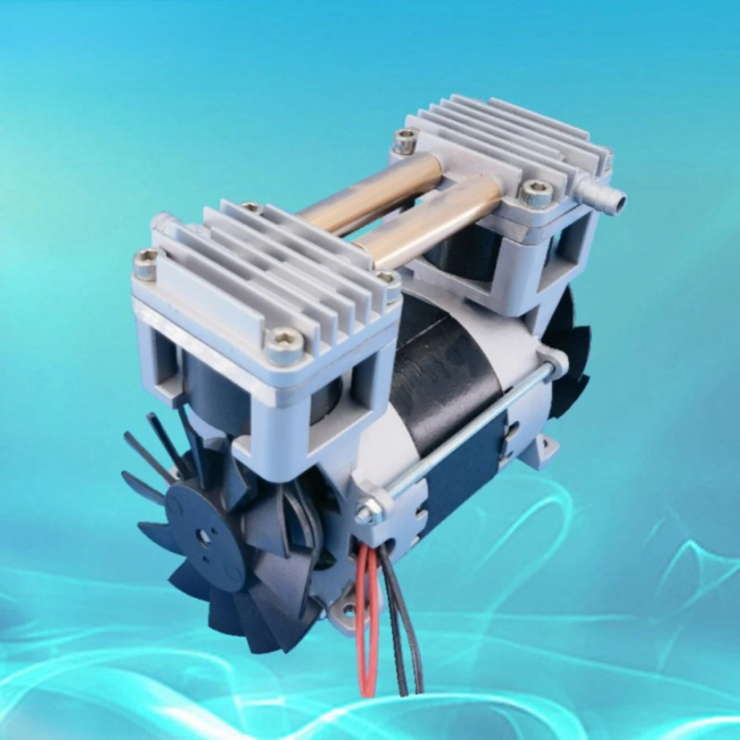 Oil-free air compressor head Medical aesthetic laboratory Small piston negative pressure pump