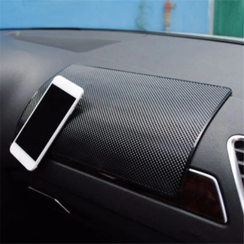 20x13CM Painel Do Carro Pegajoso Anti-Slip PVC Mat Não-Slip Sticky Pad Para Telefone Óculos De Sol Titular Car Styling Acessórios Interior