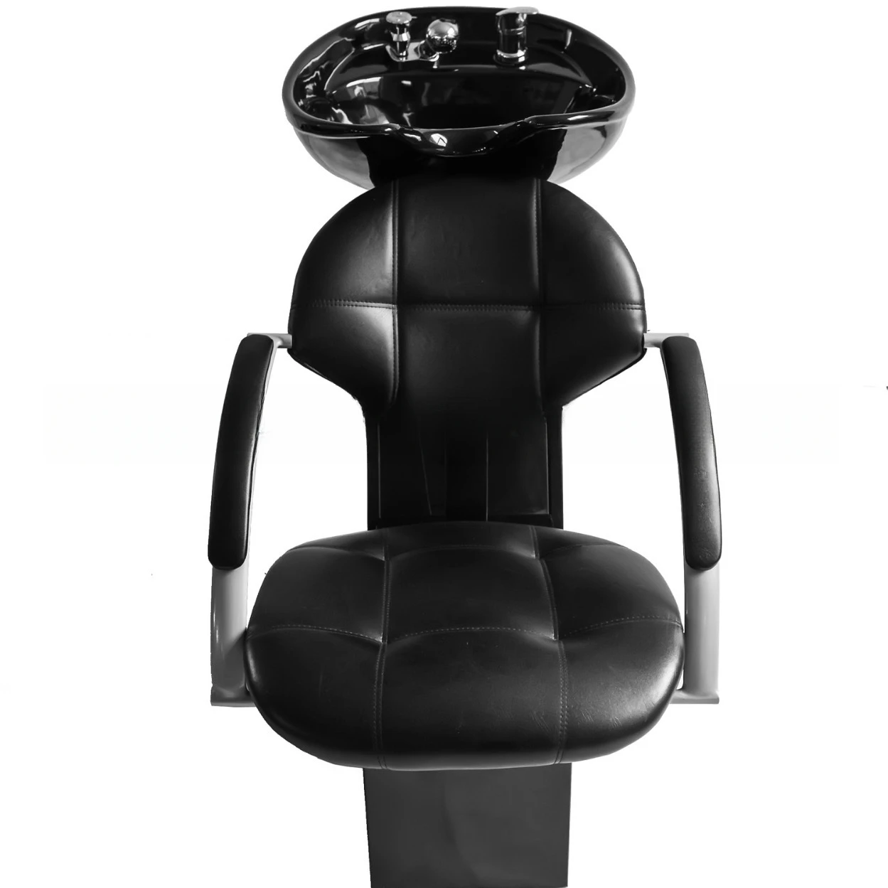 سرير شامبو لصالون الحلاقة، كرسي شامبو شبه مستلق، أثاث صالون الشعر، أثاث قص الشعر #2