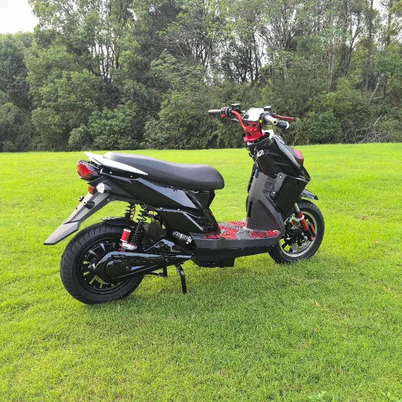 2025 Newest High-Speed 2-Seat Electric Moped Scooter Disc Brake 1000W/1500W/2000W Power 60V Streetbikes Motorcycle For Adults Us