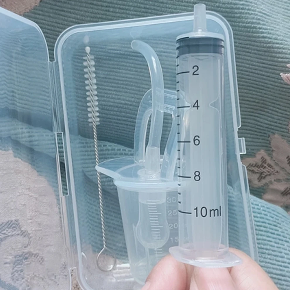 Baby Pacifier Medicine Dispenser Kit Oral Feeding Syringe Toddler 10ml Liquid Dropper Feeder Utensils Kid Health Feeding Tools