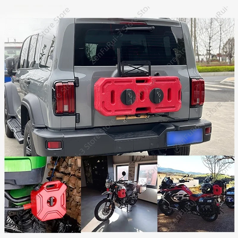Multifunctional Anti‑Explosion Fuel Can 5L 10L 20L 30L Anti‑Static Thickened Spare Gas Oil Tank For Car Motorcycle Emergency Use