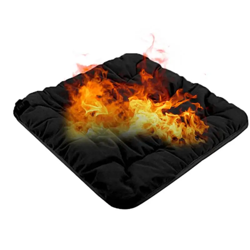 Winter Universal USB Rechargeable Warm Pad Graphene Chair Cushion Heated Seat Cushion Smart Heated Seat for Camping