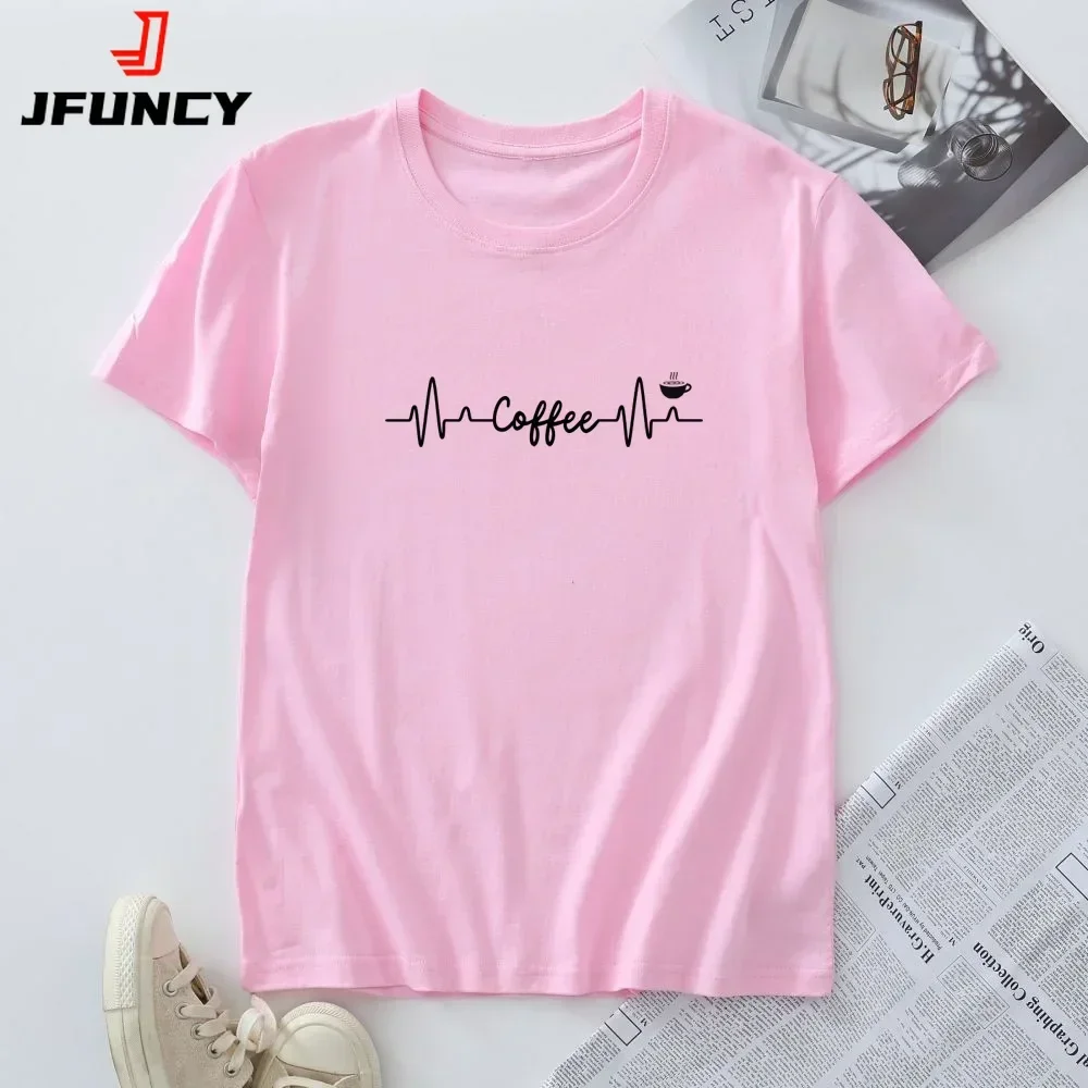 Plus Size Women Tees Summer Woman T Shirts Short Sleeve T-shirt 100% Cotton Women's Tops Clothing Female Tshirt