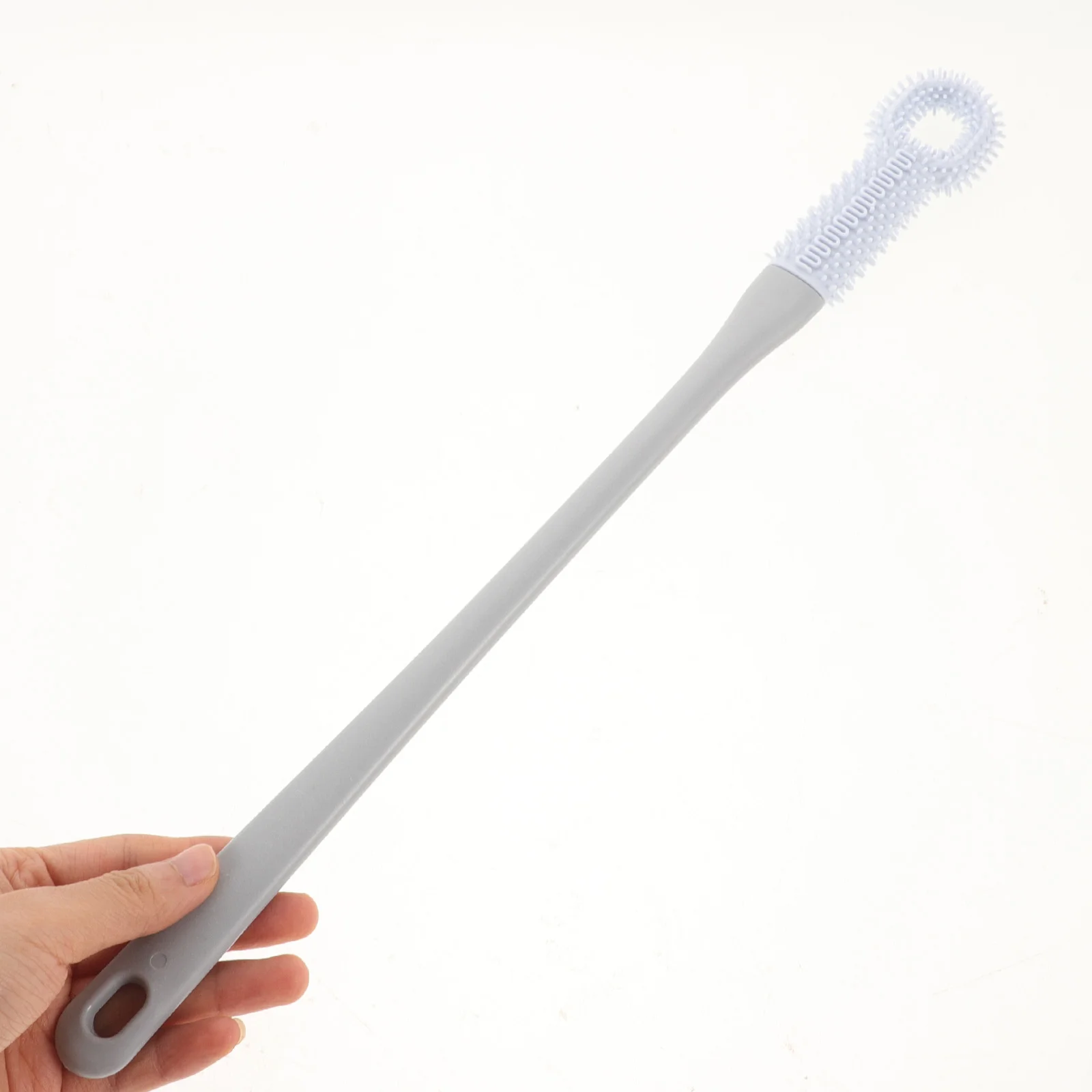 Foot Brush for Shower Nail Scrub Massager Cleaner Cleanser Scrubber Long Handled Lotion Applicator Toe Soft