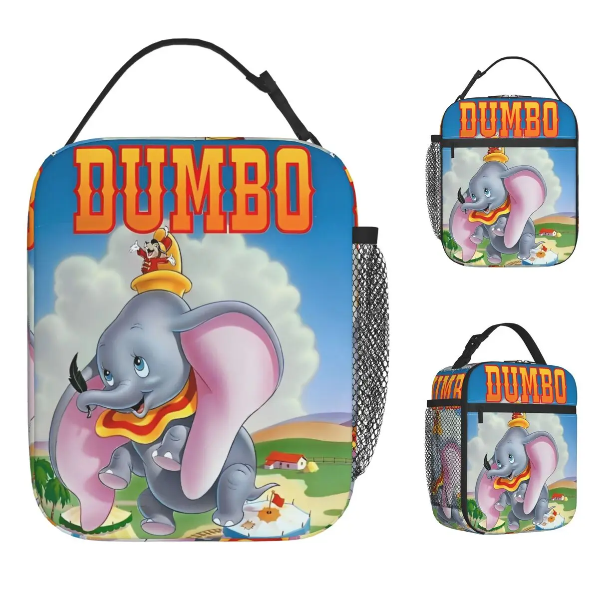 

Милая мультяшная изолированная сумка для обеда Дамбо, портативная фэнтезийная драма, многоразовая термосумка, сумка-тоут, ланч-бокс, пляжная дорожная сумка для девочек и мальчиков