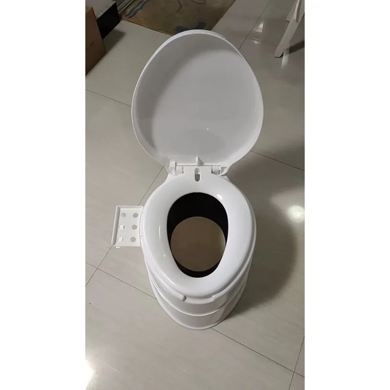 

Portable Toilet Pregnant Woman Toilet Household Portable Spittoon Plastic Adult Anti-Odor Commode Bucket Urinal Stool Chair