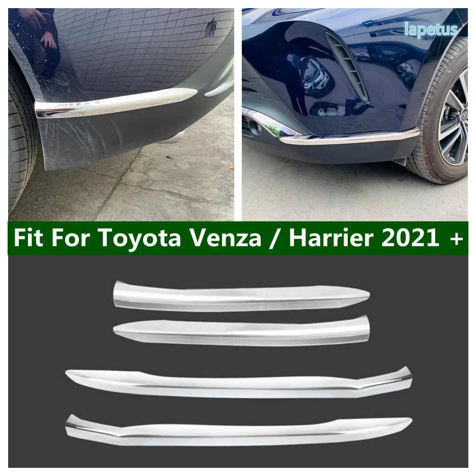 

Front Rear Bumper Protector Corner Guard Anti-collision Stripes Cover Trim For Toyota Venza / Harrier 2021 - 2024 Accessories