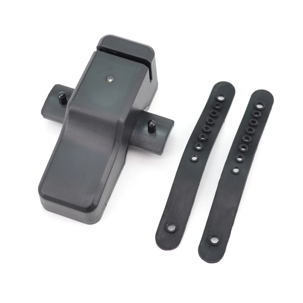 

1pc Bite Alarm 7.8cm X 2.8cm X 2.5cm 45g Black ABS Fishing Bite Alarms Sound Bell Alerts LED Light Indicator Rod Clip Strap Part