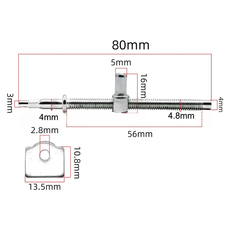 1pcs Metal Chainsaw Tension Chain Adjuster Screw Nut Black/Silver Gray Metal For 5016/6018 Electric Saw