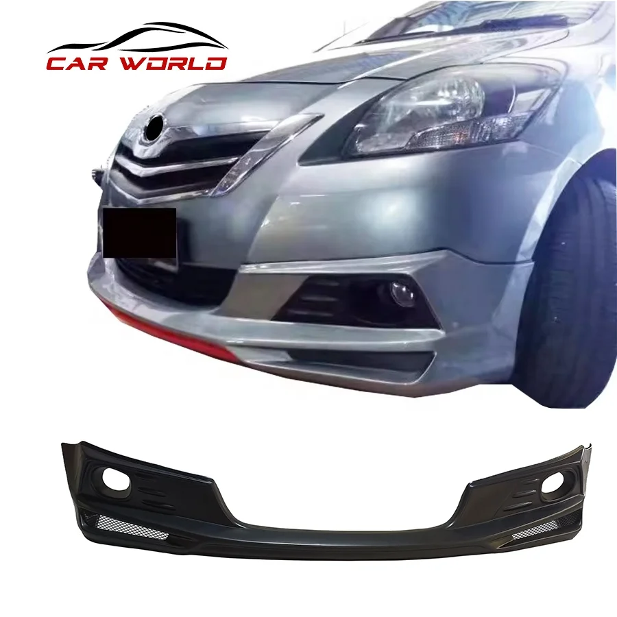 car body kit for 2008 2009 2010 Toyota Vios front lip rear lip side skirts For Vios Car Bumper Lip ABS plastic material