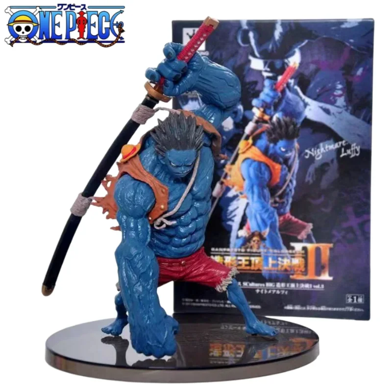 One Piece Animação Pesadelo Periférico Luffy Action Figure, Modelo de Mão, Personalidade Criativa, Estátua Legal, Presente Ornamento