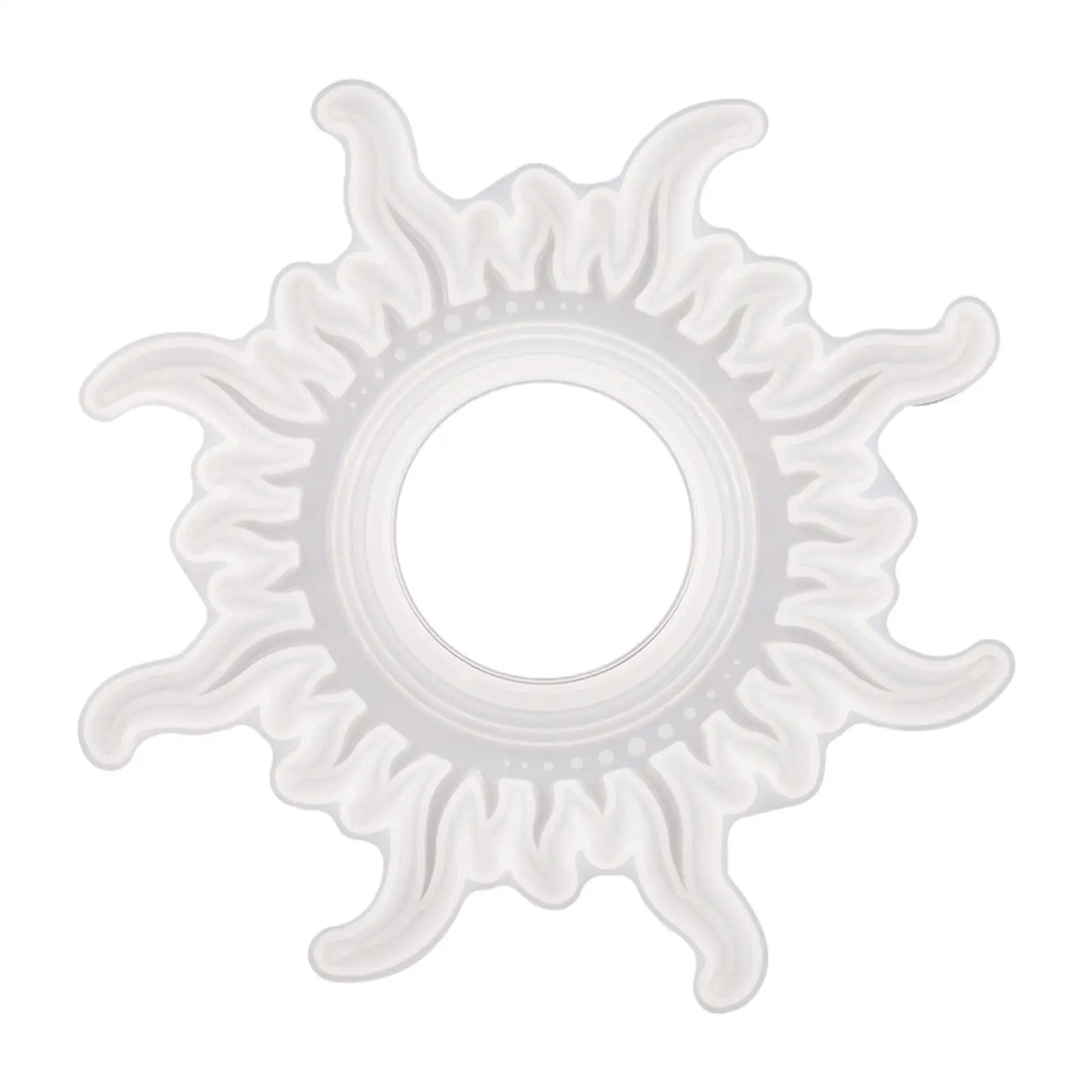 Silicone Mirror Resin Mold for DIY Epoxy Crystal Casting Moulds Jewelry Making Decorative Art Craft Bathroom Home Wall Ornament
