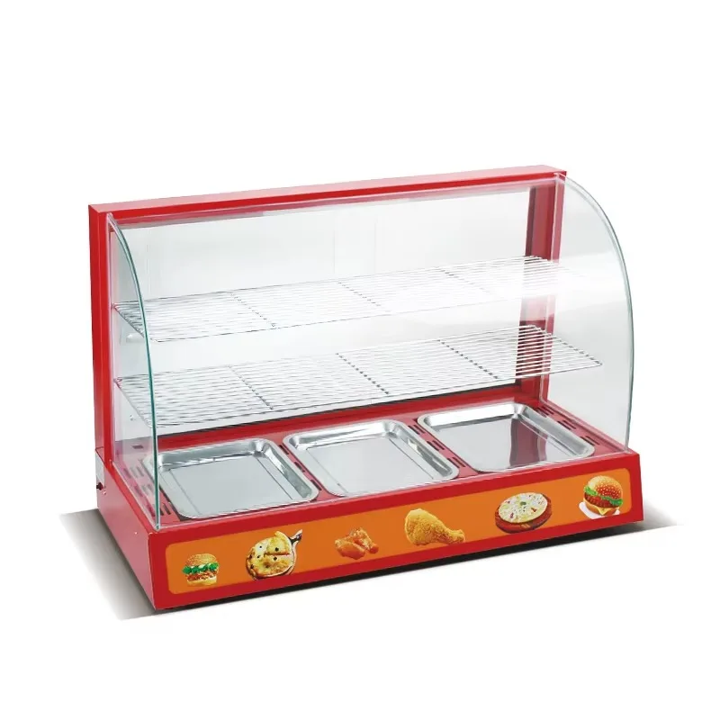 

Electric Food Warmer Display Showcase for Sale Electric Display Cabinet Food Insulation Display Cabinet