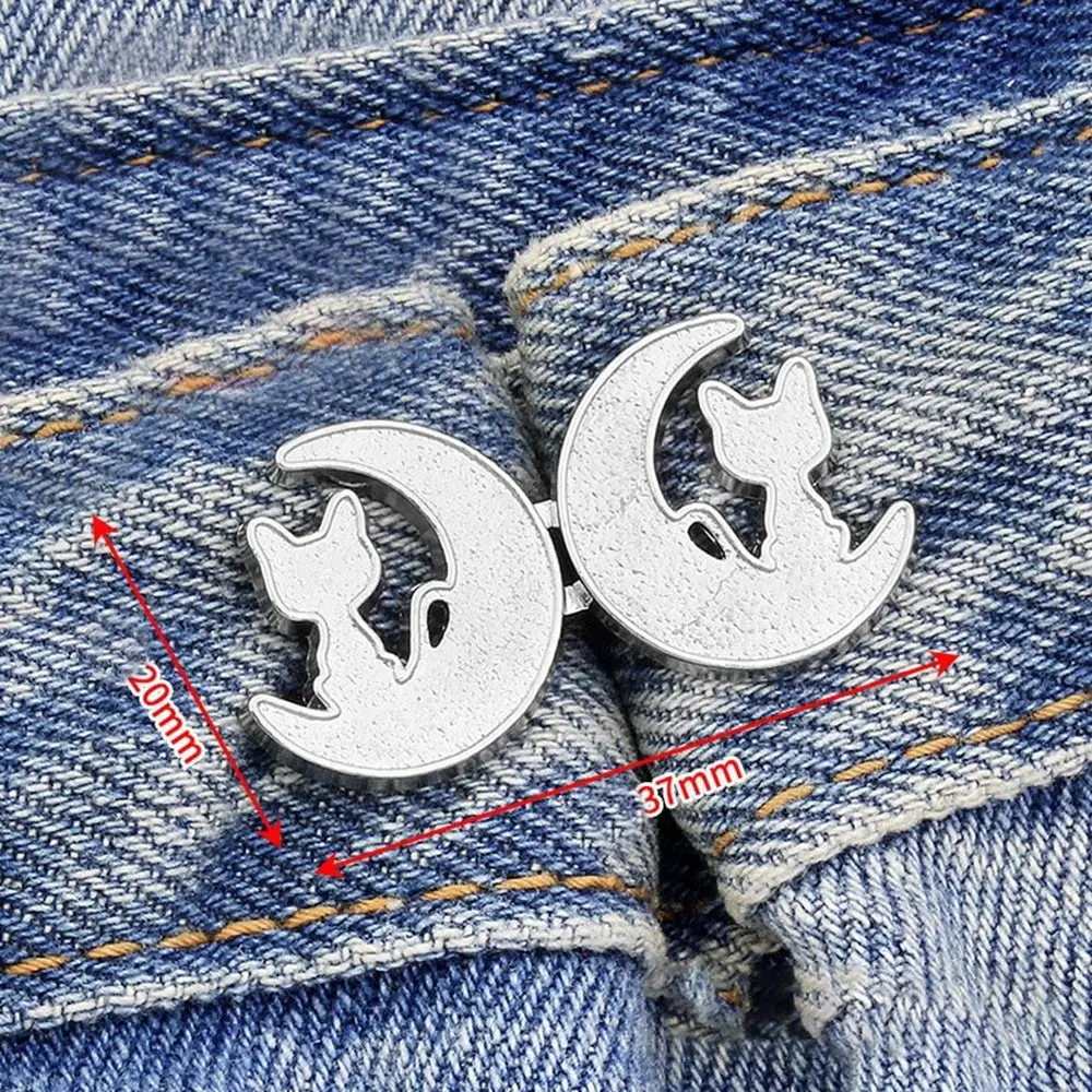 

Аксессуары для одежды, пуговицы для закрытия талии, металлические булавки, съемные затягивающие пуговицы на талии, украшения для джинсов, регулируемый зажим для талии для женщин