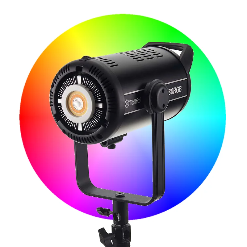 Światło LED do kamery Tolifo X-180RGB 180W RGB COB Bowens APP kontroler DMX 2700-6500K LED oświetlenie studia fotograficznego lampa do wideo