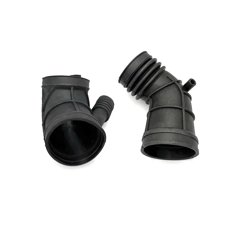 

2pcs 13541705209 + 13541438759 Rubber Air Intake Boot Hose Pipe Throttle Tube Throttle Body for BMW 3 Series E46 Z3 E36