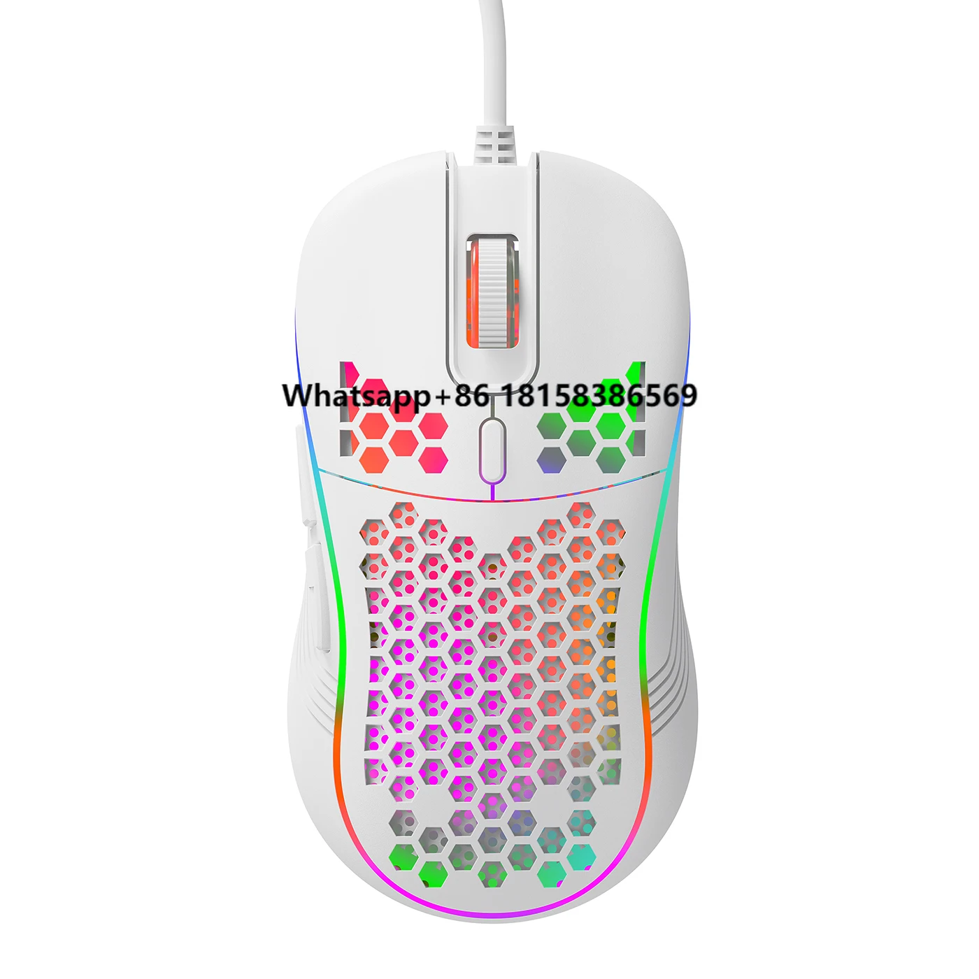 

Сверхлегкая сотовая игровая мышь, проводная USB игровая мышь, механические мыши, 7200 точек на дюйм, регулируемая геймерская мышь для ПК, компьютерных игр