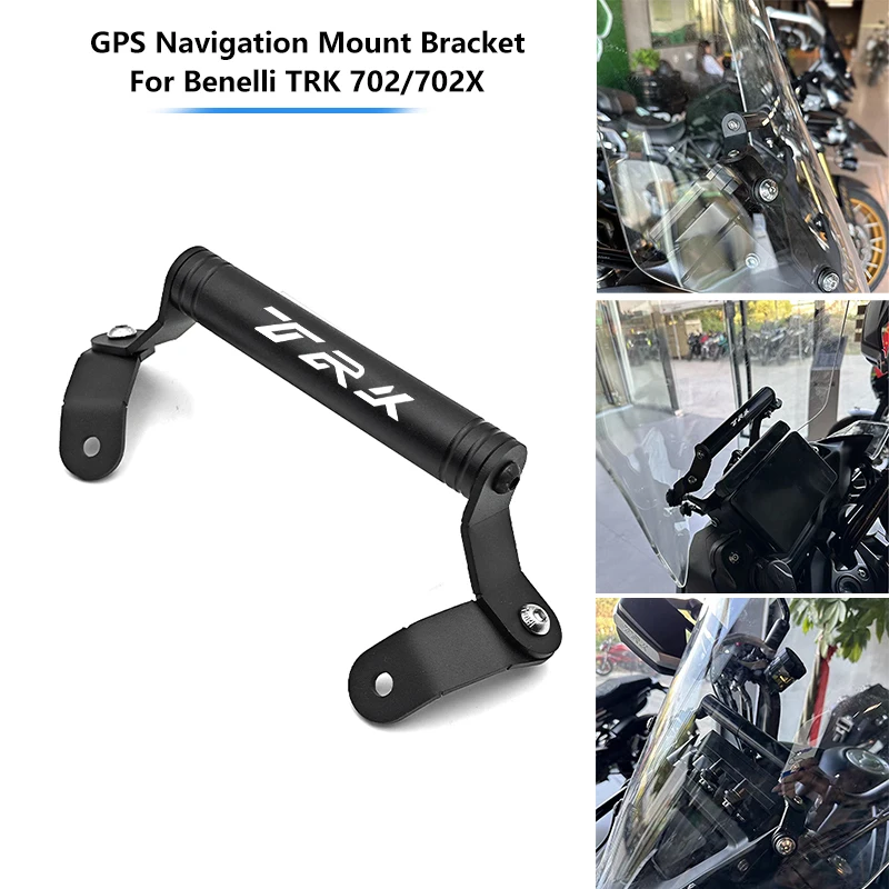 

Motorcycle Accessories SMART Phone GPS Navigation Plate Bracket Holder Adapter For Benelli TRK 702X TRK 702 X TRK702X TRK702 X