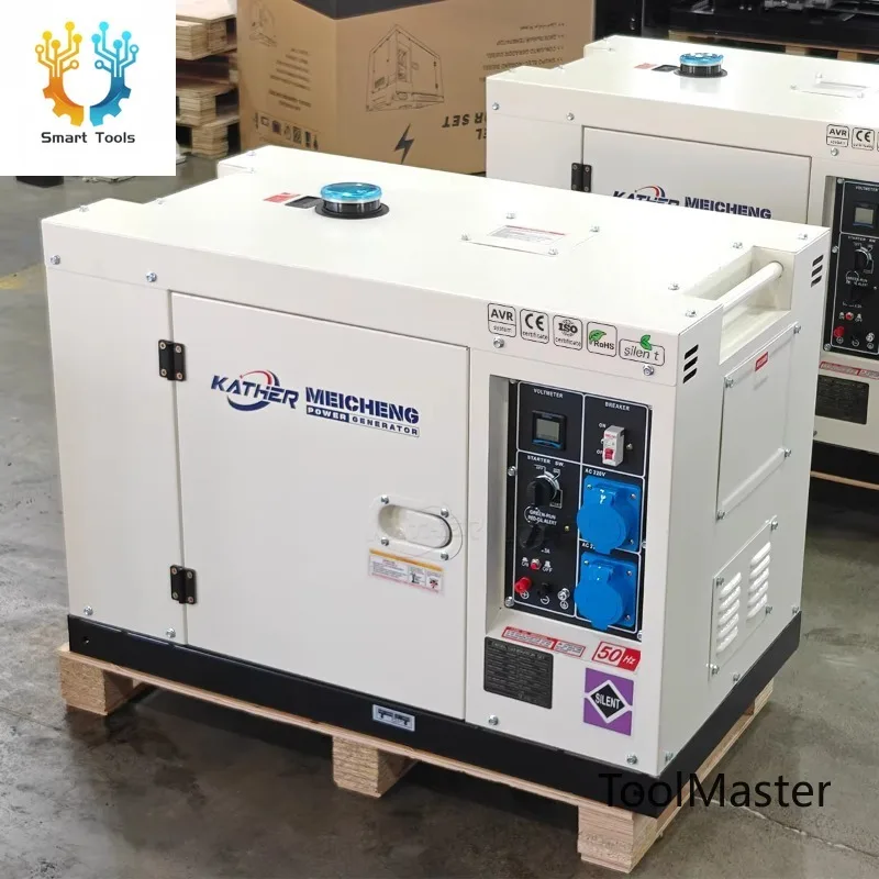 

[Hot Sale] Factory Customization Silent Type Generators 10KW 5KW Generador Electrico 5/10KVA Tralier Mobile Silent