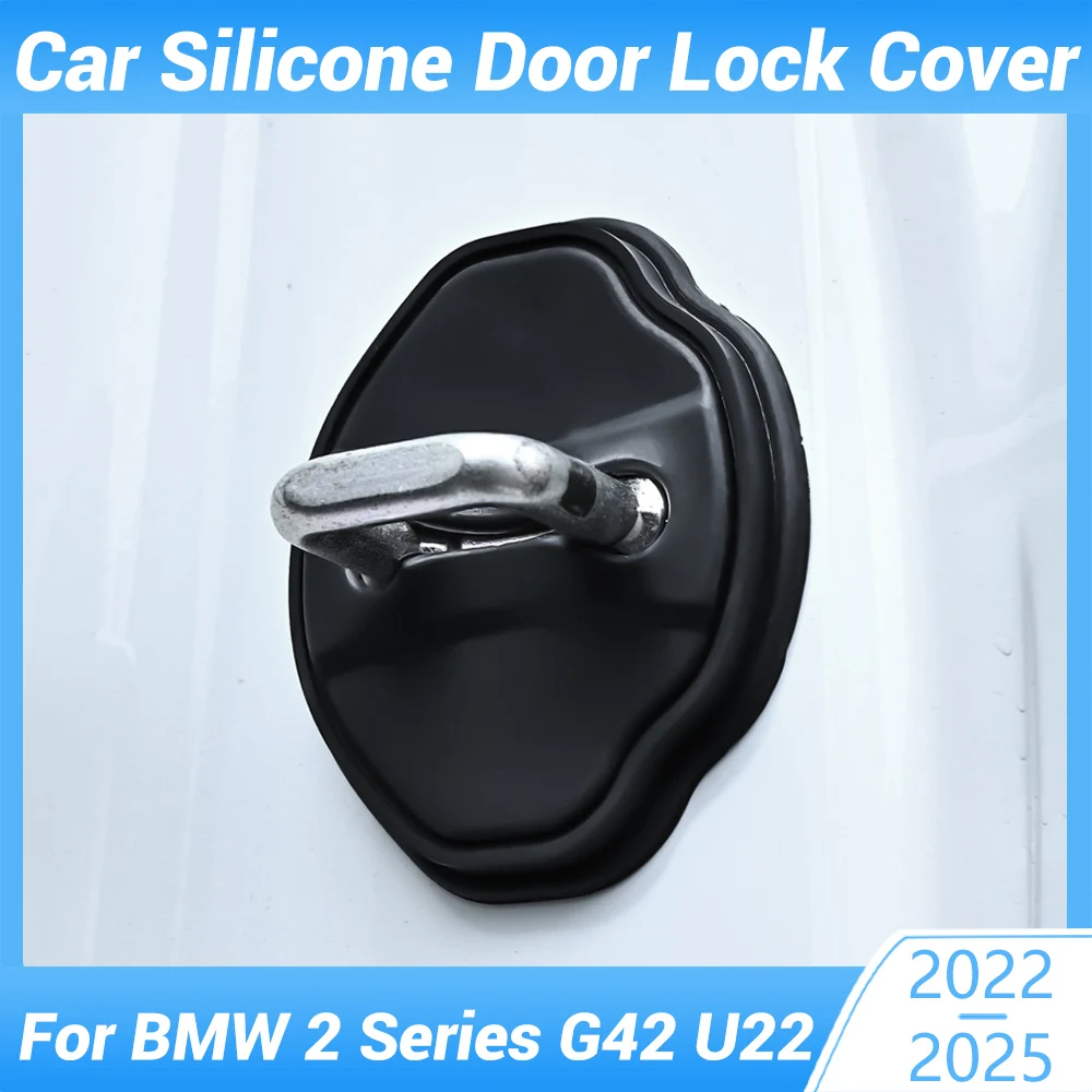 

Дверь автомобиля, демпфирующая подушка, силиконовый дверной замок, пряжка, защитный чехол для предотвращения столкновений для BMW 2 серии G42 U22 2020-2025