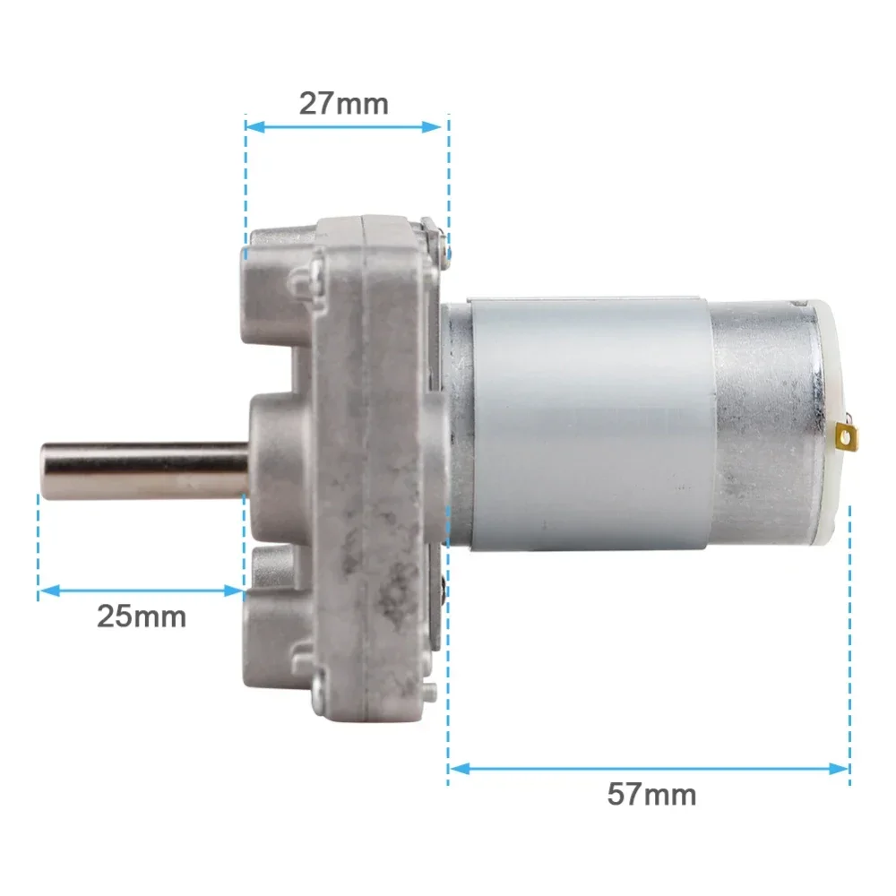 New Arrival Takanawa 555 Metal Gear Motors 12V-24V DC Reduction Gear Motor High Torque Low Noise