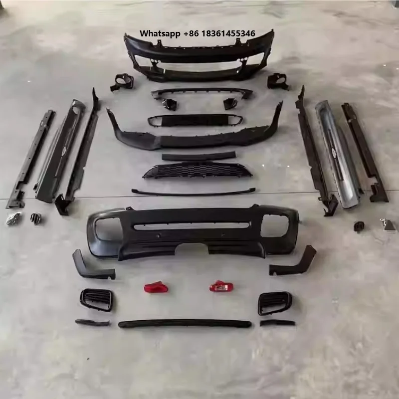 Car Accessories Body Kit for R55 R56 R57 R58 R59 Modified Front Rear Bumper Side Skirts Unpainted