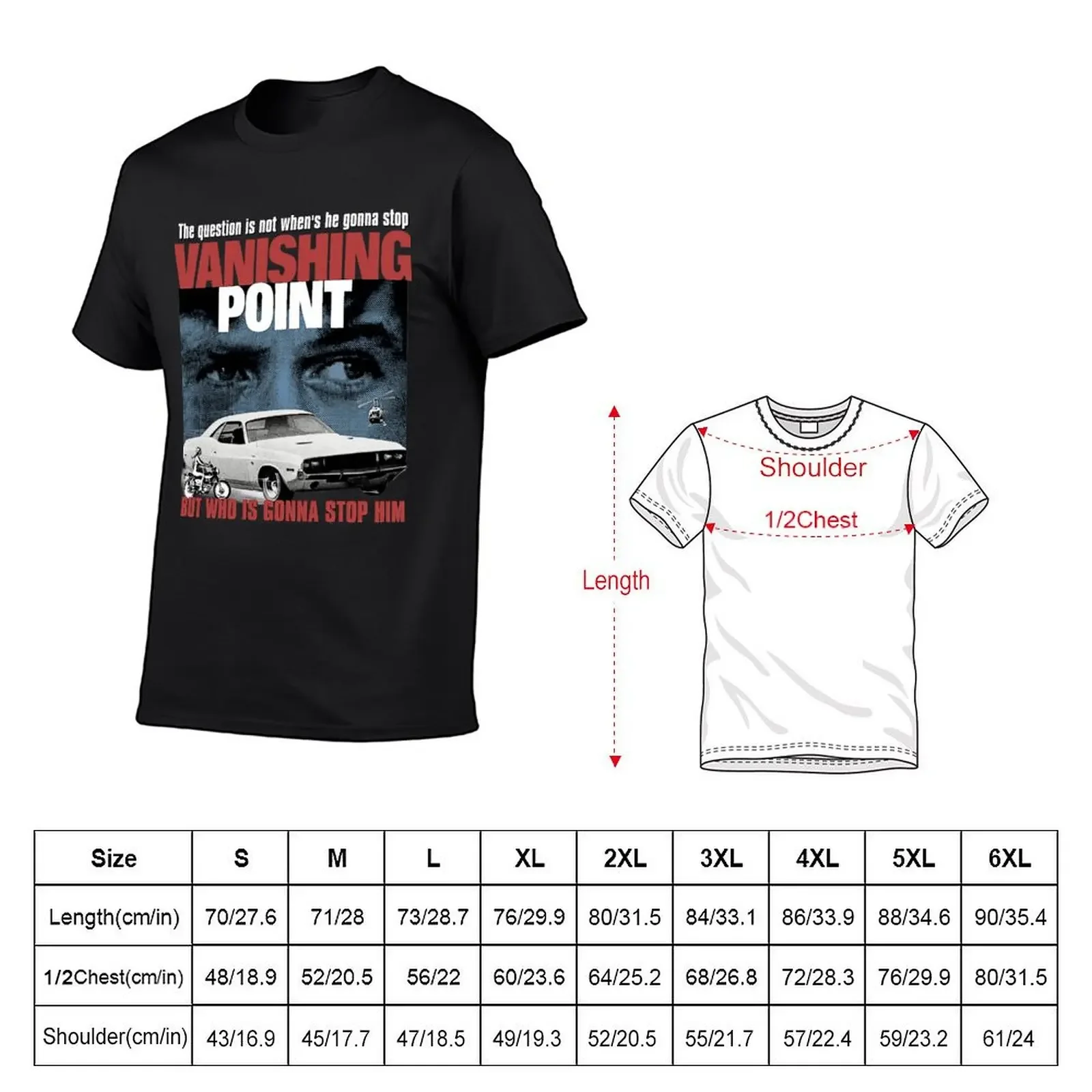 Vanishing Point T-Shirt boys whites quick drying street wear new edition mens graphic t-shirts big and tall