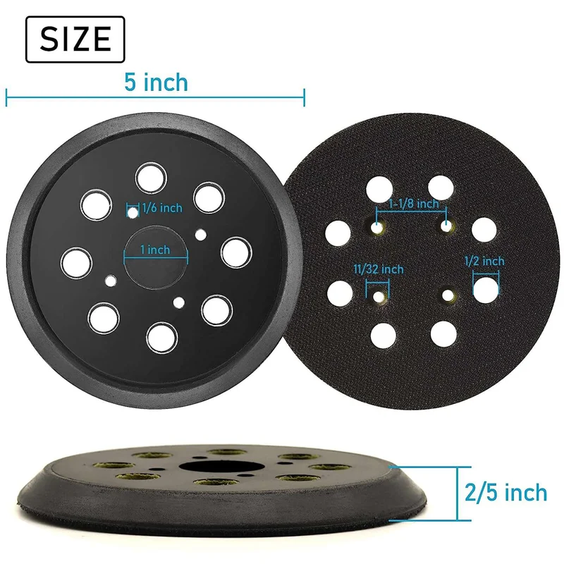 وسادة بديلة جديدة مقاس 5 بوصة، لـ Ryobi RS290 RS280 P411 Milwaukee 6021-21 6034-21 Craftsman 315 Model