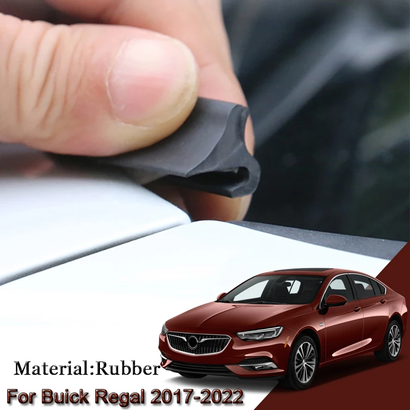 

Car Rubber Seal Strip Windshied Spoiler Filler Protect Edge Weatherstrip Strips Sticker Accessories For Buick Regal 2017-2022