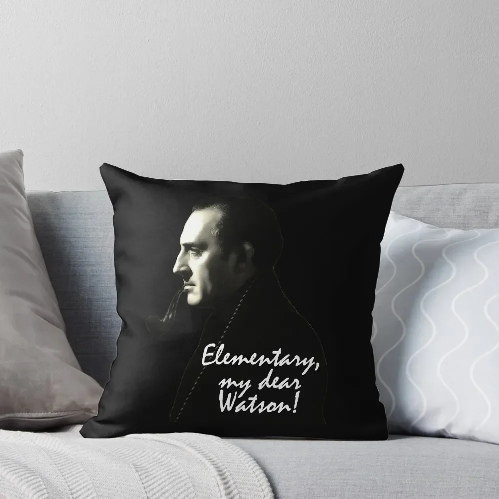 Elementary, my dear Watson! Throw Pillow christmas pillow case pillows decor home sleeping pillows pillow