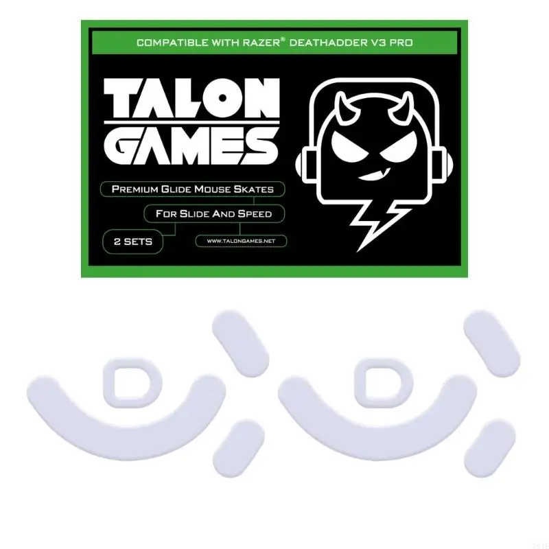 781E Talongames Chuột Skates Pads 2Sets White tròn các cạnh cong Chuột thay thế cho Deathadder Chuột