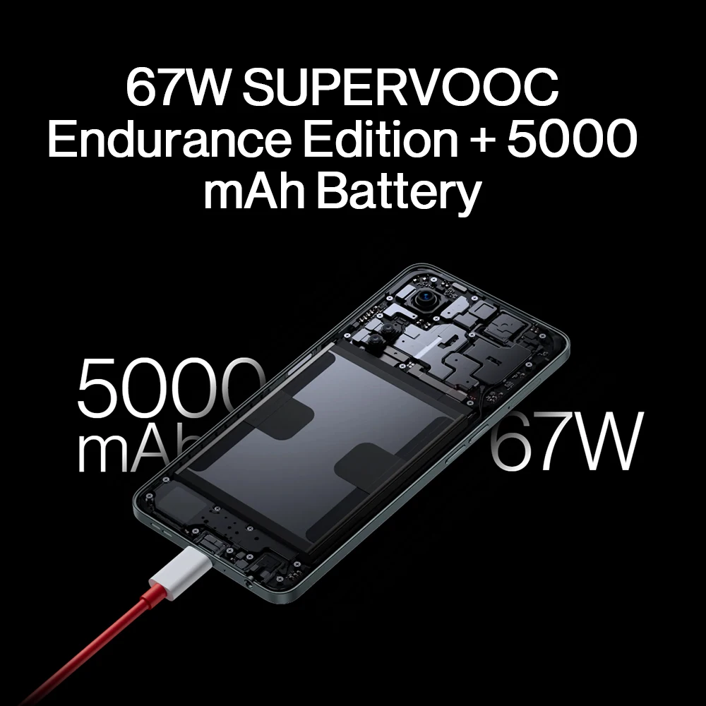 Versión Global OnePlus Nord CE 3 Lite 5G Smartphone Snapdragon 695 6.72inches 120Hz 5000mAh 67W SUPERVOOC 108MP Cámara principal NFC