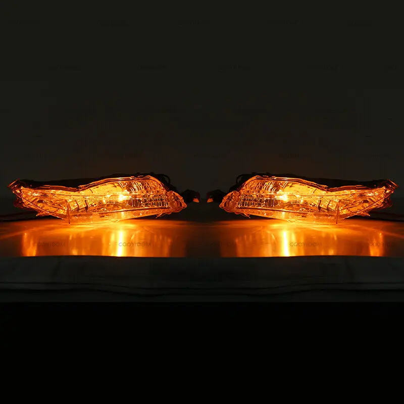 For Toyota Camry 2015 2016 2017 Car White LED Daytime Running Fog Lamps Turn Signal Light Front Bumper Fog Lamp 8152006050 view 3