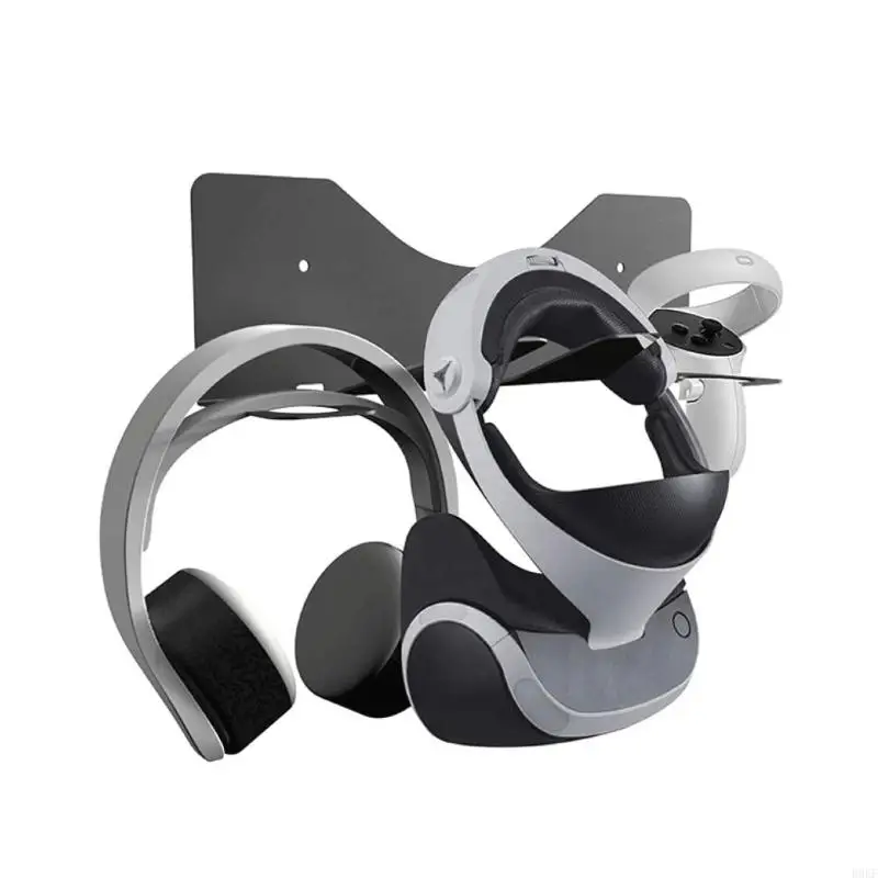 B0KF Virtual Reality Headset Display Holder Rack untuk Quest2/Rift-S