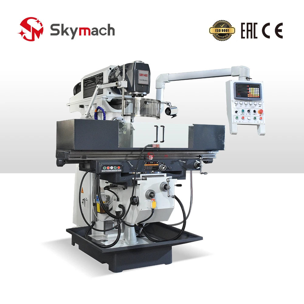 Airow UM1460 Swivel Head Universal Milling Machine Popular Manual Universal Mills for Supporting Inclined Surface Gear Machining