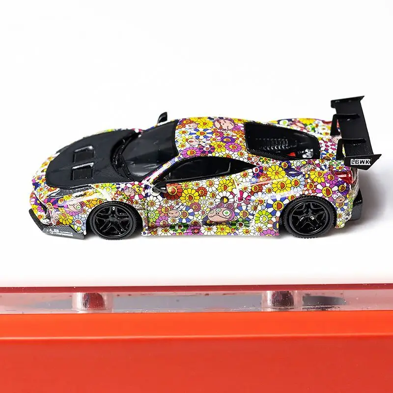 炎 1/64 458 GT LB 樹脂おもちゃ自動車ダイキャストメタルモデルギフト