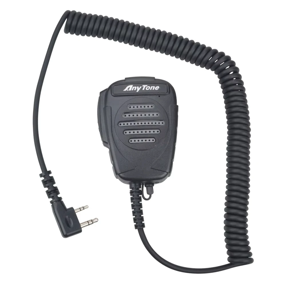    Anytone Handmikrofon AT-D878UV Lautsprechermikrofon 2-Pin K-Stecker für AT-D878UV Plus AT-D868UV DMR Walkie-Talkie