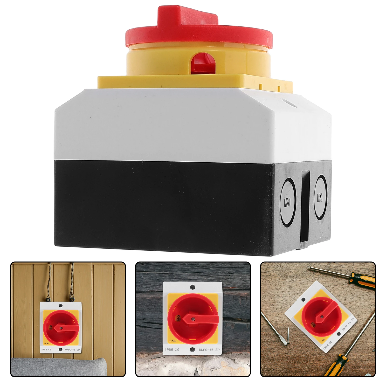 

Universal Load Isolation Switch Waterproof Sealed Outdoor Dustproof Changeover Reliable Electrical Disconnect Safe Power Cut Off
