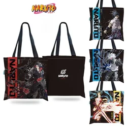 Naruto Uchiha Itachi borse a tracolla per donna borsa a mano per studenti Anime Sasuke borsa a tracolla in tela per uomo borse di grande capacità nuovo