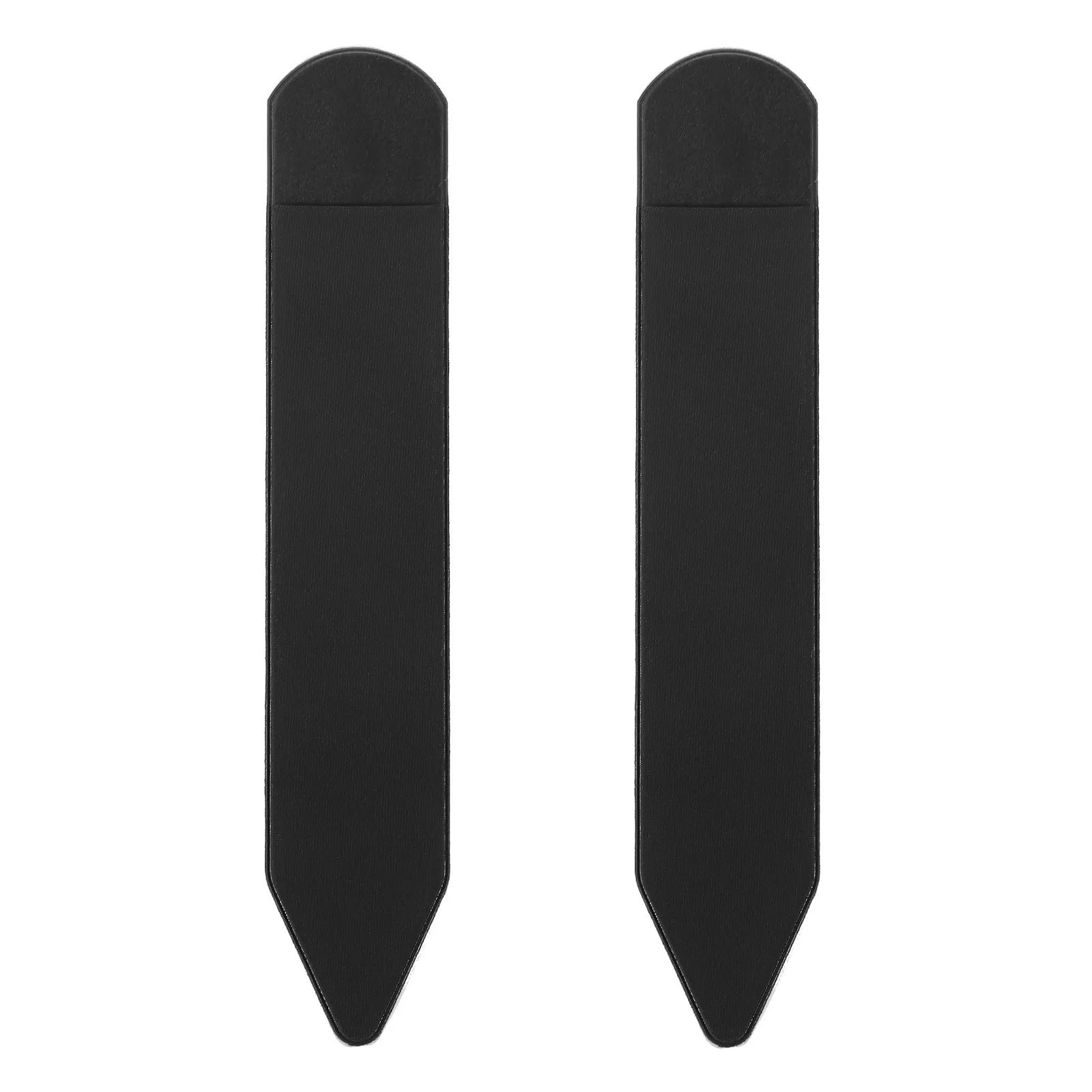 2Pcs Touch Pen Covers Black Elastic Skin-Friendly Silicone Anti-Leak Anti-Dust Pen Holder Soft Texture Non-Slip
