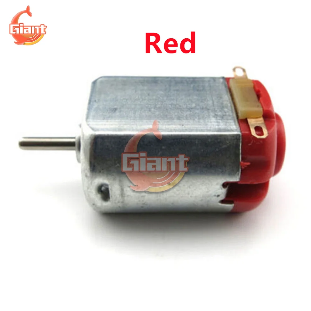 1 / 2 / 10 Pcs Hobby Motor 130 3V-6V 0.35-0.4A 16500RPM Mini DC Motor Micro DC Motor for DIY Toys Hobbies Smart Car 3V Motor